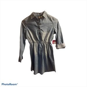 So Chambray Shirt dress